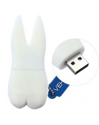 Memoria USB 2.0 8gb 16gb 32gb 64gb diente Pen Drive-blanco - Envío Gratuito