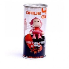 Memoria USB 8GB satzuma Monkey Pink Chango Monita-Rosa - Envío Gratuito