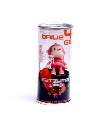Memoria USB 8GB satzuma Monkey Pink Chango Monita-Rosa - Envío Gratuito