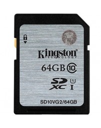 Memoria SD Kingston Sd10Vg2/64Gb Clae 10 Sdhc - Envío Gratuito