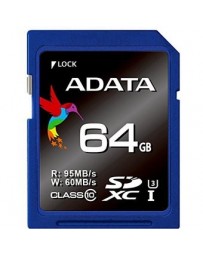 Memoria Adata Asdx64Gui3Cl10-R Sdxc Uhs-I Cl3 64Gb - Envío Gratuito