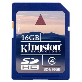 Memoria SD 16GB Kingston Alta Capacidad +C+ - Envío Gratuito