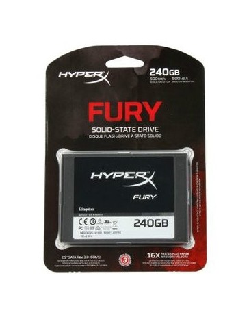 Unidad SSD Kingston Shfs37a 240g 240g Hyperx Fury - Envío Gratuito