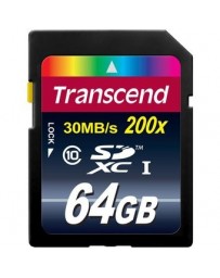 Tarjeta De Memoria Transcend 64GB SDXC - Envío Gratuito