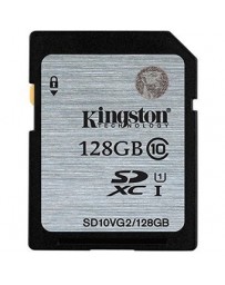 Memoria Sd Kingston Sd10Vg2/128Gb Clae 10 Sdhc - Envío Gratuito