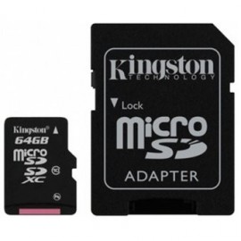 Memoria Micro SDHC 64GB Kingston SDCX10 64GB Uhs - Envío Gratuito