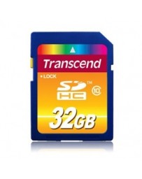 Memoria Sdhc 32GB Transcend TS32GSDHC10 Class 10 Rohs Azul - Envío Gratuito