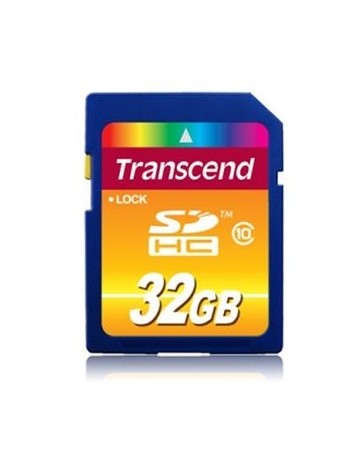 Memoria Sdhc 32GB Transcend TS32GSDHC10 Class 10 Rohs Azul - Envío Gratuito