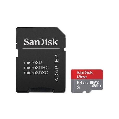 Memoria Micro SDHC 64GB Sandisk Sdsqunc-064G-Gn6Ma - Envío Gratuito
