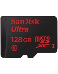 SanDisk Ultra 128 GB microSDXC UHS-I con adaptador de tarjeta color - Envío Gratuito