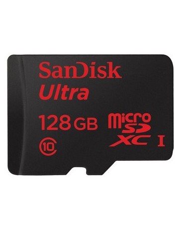SanDisk Ultra 128 GB microSDXC UHS-I con adaptador de tarjeta color - Envío Gratuito