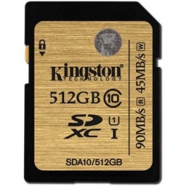 Nuevo Memoria SDXC 512 GB Clase 10 UHS1 SDA10 - Envío Gratuito