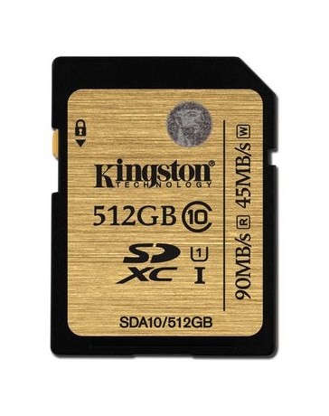 Nuevo Memoria SDXC 512 GB Clase 10 UHS1 SDA10 - Envío Gratuito