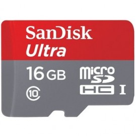 Sandisk Ultra 16gb Ultra Micro Sdhc Uhs-I Clase 10 - Envío Gratuito