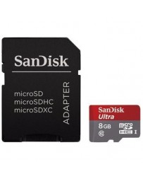 Memoria Sandisk 8Gb Micro Sdhc Ultra 48Mb - Envío Gratuito