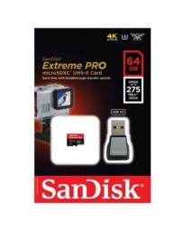 Tarjeta SanDisk Extreme Pro 64GB SDSQXPJ-064 Tarjeta MicroSDX - Envío Gratuito