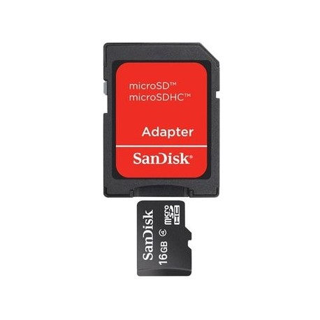 Memoria 16GB Sandisk Sdsdqm-016g-B35a microSDhc +C+ - Envío Gratuito