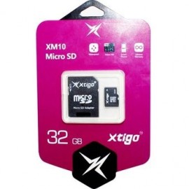 Memoria Xtigo XM10, 32GB MicroSD Clase 10, Con Adaptador SD - Envío Gratuito