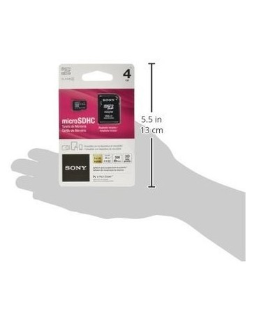 Tarjeta De Memoria Flash MicroSDHC Sony 4 GB - Envío Gratuito