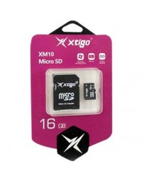 Memoria MicroSD Xtigo XM10 16GB Clase 10 Con Adaptador SD - Envío Gratuito