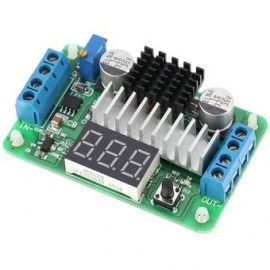 Digital DC-DC 3.5-30V 100W Boost Step-Up Display - Envío Gratuito