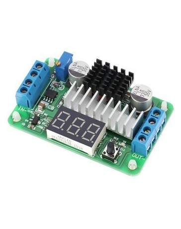 Digital DC-DC 3.5-30V 100W Boost Step-Up Display - Envío Gratuito