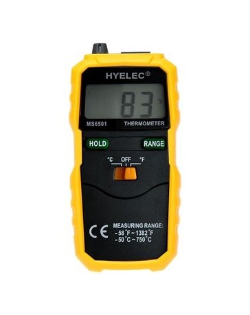 PEAKMETER MS6501 LCD Pantalla Termómetro Digital - Envío Gratuito