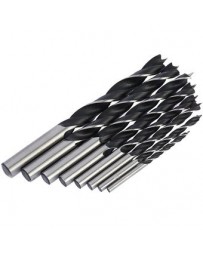 Set 3-10 Mm Brad Punto De Brocas Para Madera-acero De Alto Carbón - Envío Gratuito