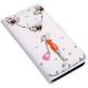 Tapa Cuero Bling Flor Monedero Funda Con Agarradera - Envío Gratuito