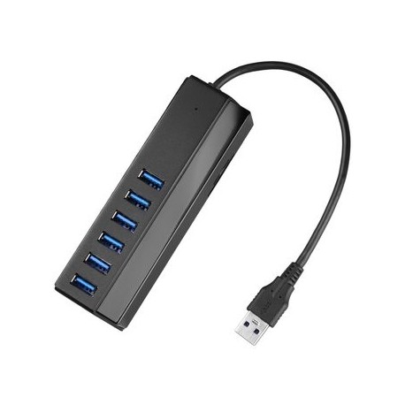 6-Puertos USB 3.0 HUB Cargador con Lector de Tarjeta SD - Envío Gratuito