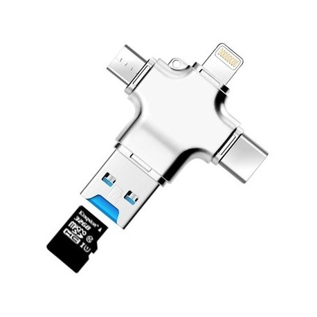 Pofan 4 En 1 Usb Y Usb 3.0 Y C - Envío Gratuito