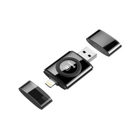 Baseus Obsidian X1 8 Pin + Usb 2.0 De 64 Gb Unidad De Disco - Envío Gratuito