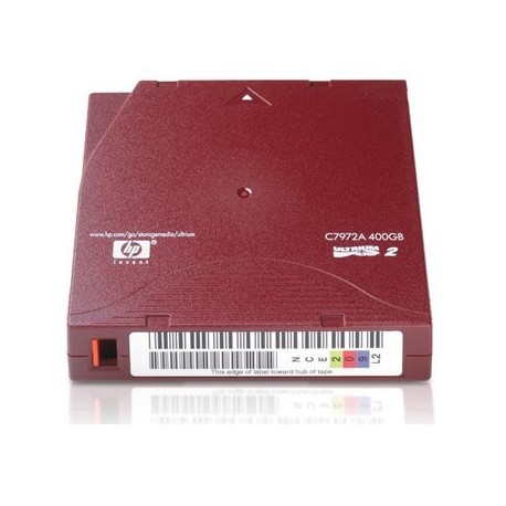 Cartucho Datos 400 Gigabytes HP C7972a Ultrium Gen2 +C+ - Envío Gratuito