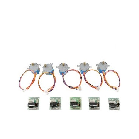 Generico 5pcs Stepper Motor 28BYJ-48 + ULN2003 - Envío Gratuito