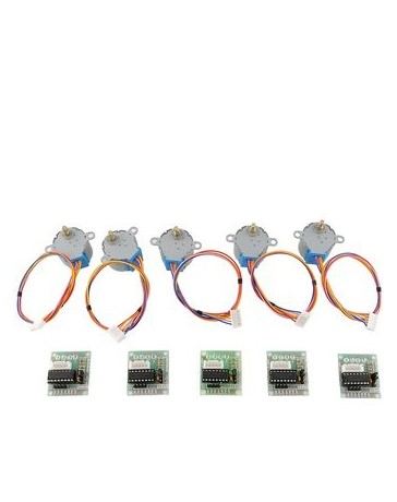 5 x pasos ULN2003 28BYJ-48 Motor Driver prueba módulo - Envío Gratuito