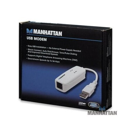 Nuevo Fax Modem Manhattan Usb 56k - Envío Gratuito