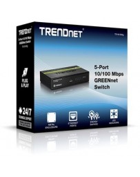 Switch GREENnet De 5 Puertos A 10/100 Mbps - Envío Gratuito