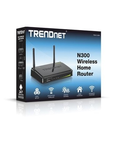 Nuevo Enrutador Inal mbrico N300 Home TEW-731BR-Negro - Envío Gratuito