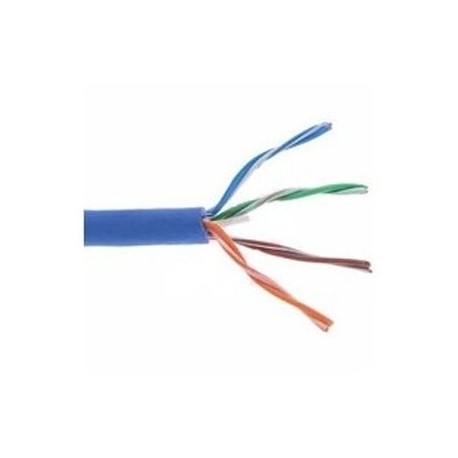 Bobina de Cable Cat6A Belden 61000 UTP Riser Calibre 23 Awg 12 Azul - Envío Gratuito