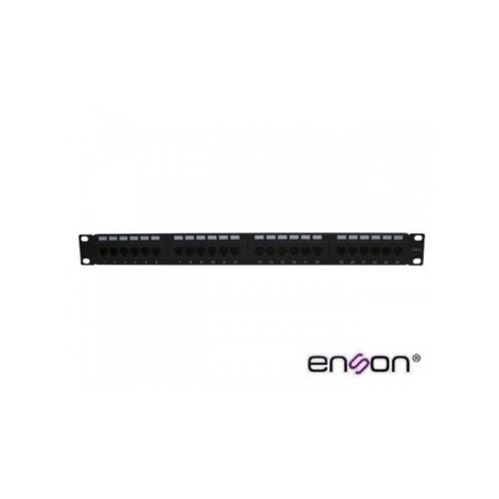 PATCH PANEL CAT6 24PUERTOS ENSON ENS-PA24P6 - Envío Gratuito