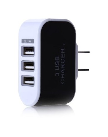 Puerto Adaptador Universal 3.1A 3 puerto de carga del cargador - Envío Gratuito