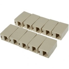 Cable de red RJ45 conector adaptador extensor 10pcs - Envío Gratuito