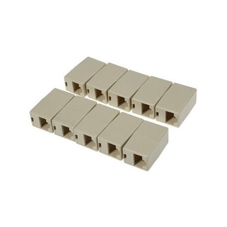 Cable de red RJ45 conector adaptador extensor 10pcs - Envío Gratuito
