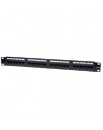 Panel Parcheo Cat 5e 24ptos 1 Niv Rack - Envío Gratuito