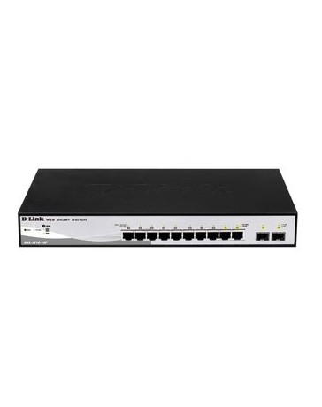 Switch 10 Puertos D-LINK POE +2 SFP - Envío Gratuito