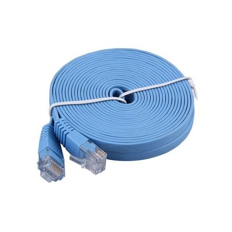 EH 8P8C cable plano chapado en oro de 5M - Envío Gratuito