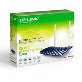 Router TP-LINK Inalambrico Dual Band AC750 300Mbps ARCHER C20. - Envío Gratuito