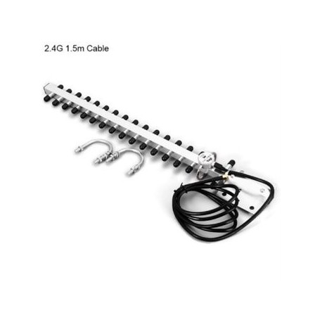16 Elementos de 2,4 GHz 25dBi direccional YAGI Antenna - Envío Gratuito