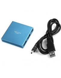 Portable Aluminium Alloy 4 Ports USB 2.0 Hub With Mini - Envío Gratuito