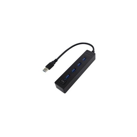 HUB USB 3.0 SABRENT 4 PUERTOS CON INTERRUPTOR - Envío Gratuito